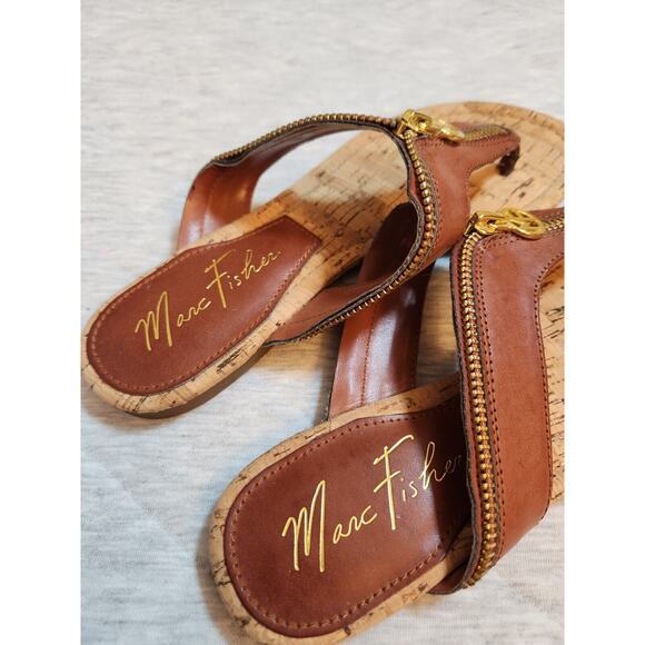 Marc Fisher Meghan Women's Slide Thong Sandals Size 7M - Picture 5 of 6